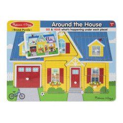 Звуковий пазл "Навколо будинку", Melissa&Doug Звуковий пазл "Навколо будинку", Melissa&Doug