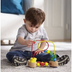 Класичний дерев'яний міні-лабіринт з намистинами, Melissa&Doug Класичний дерев'яний міні-лабіринт з намистинами, Melissa&Doug