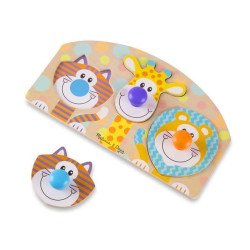 Перший формовий пазл "Тварини сафарі", Melissa&Doug 