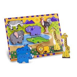 Формовий пазл "Сафарі", Melissa&Doug Формовий пазл "Сафарі", Melissa&Doug