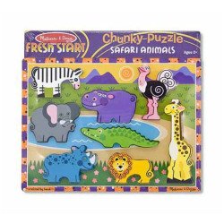 Формовий пазл "Сафарі", Melissa&Doug Формовий пазл "Сафарі", Melissa&Doug