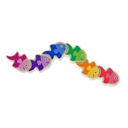 Дерев'яна головоломка "Рибки", Melissa&Doug  Дерев'яна головоломка "Рибки", Melissa&Doug
