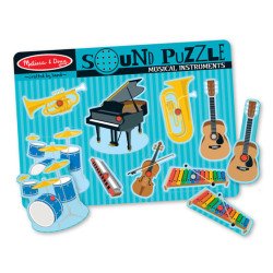 Звуковий пазл "Музичні інструменти", Melissa&Doug Звуковий пазл "Музичні інструменти", Melissa&Doug