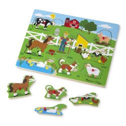Звуковий пазл "Ферма старого Макдональдса", Melissa&Doug Звуковий пазл "Ферма старого Макдональдса", Melissa&Doug