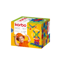 Набор для творческого конструирования KORBO "Basic", 90 деталей