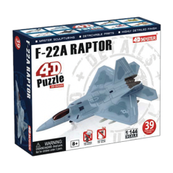 Об`ємний пазл Літак F-22A RAPTOR, 4D Master Об`ємний пазл Літак F-22A RAPTOR, 4D Master