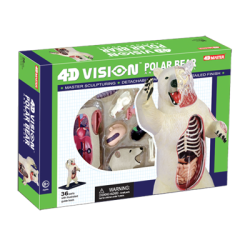 Об`ємна модель Білий ведмідь, 4D Master  Об`ємна модель Білий ведмідь, 4D Master