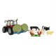 Набір Модель трактора Massey Ferguson 5612 з вилами та фігурками 1:32, Britains