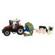 Набір Модель трактора Massey Ferguson 5612 з вилами та фігурками 1:32, Britains