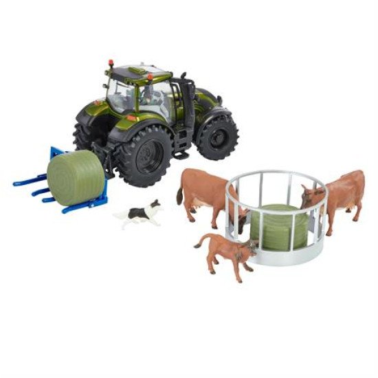Набір Модель трактора Valtra з аксесуарами та фігурками 1:32, Britains