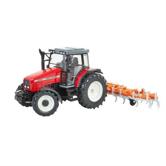 Модель Трактор Massey Ferguson 6290 з культиватором 1:32, Britains 