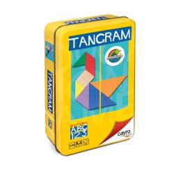 Дерев'яний танграм, металева коробка, Cayro Дерев'яний танграм, металева коробка, Cayro