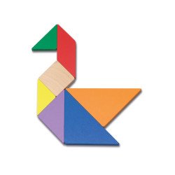 Дерев'яний танграм, металева коробка, Cayro Дерев'яний танграм, металева коробка, Cayro