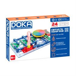 Електронний конструктор Світло та колір RGB, Doka Електронний конструктор Світло та колір RGB, Doka