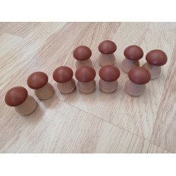 Счетный материал Грибочки 10шт в пакете, ТМ Дивограй