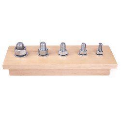 Брусок з болтами для накручування (5шт), вертикальний