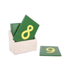 Цифри з шорсткого паперу Монтессорі Цифри з шорсткого паперу Монтессорі