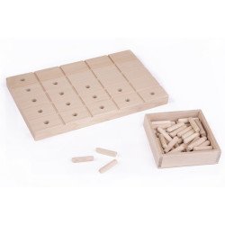 Посібник для вивчення чисел 1-5 Монтессорі