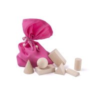 Гра чарівний мішечок (геометричний). Тактильний монтесорі матеріал Гра чарівний мішечок (геометричний). Тактильний монтесорі матеріал