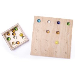 Доска для вкладывания стеклянных шариков