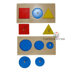 Геометричні пазли: коло/ трикутник/ квадрат