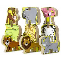 Дерев'яна головоломка-укладка "Сафарі", Melissa&Doug Дерев'яна головоломка-укладка "Сафарі", Melissa&Doug