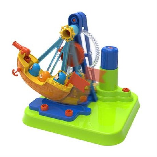 Набір для складання Піратський корабель з інструментами 52 дет. Edu-Toys