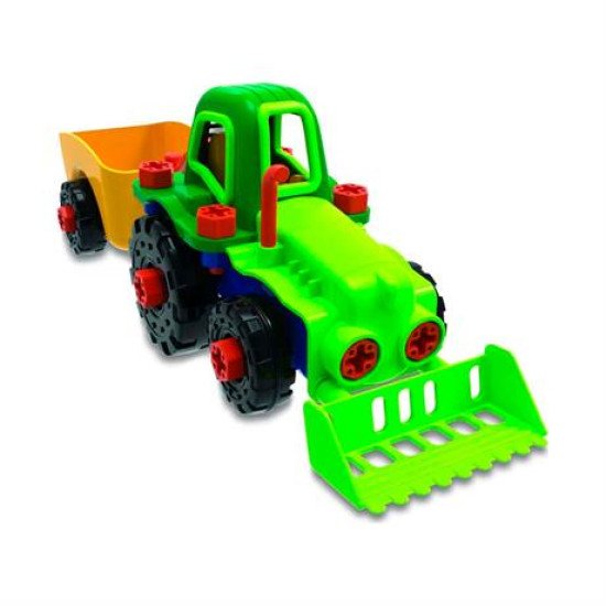 Набір для складання Трактор з інструментами 29 дет., Edu-Toys