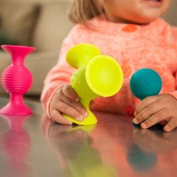 Набір сенсорних брязкалець pipSquigz 3 шт., Fat Brain Toys