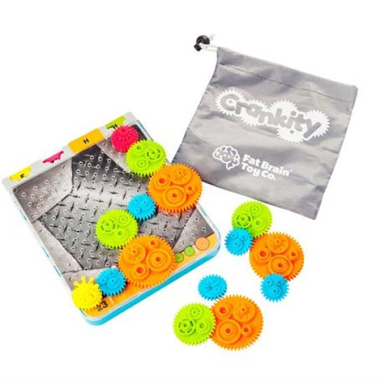 Гра-головоломка Crankity Різнокольорові шестерні, Fat Brain Toys