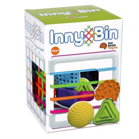 Сортер-куб зі стінками-шнурочками InnyBin, Fat Brain Toys