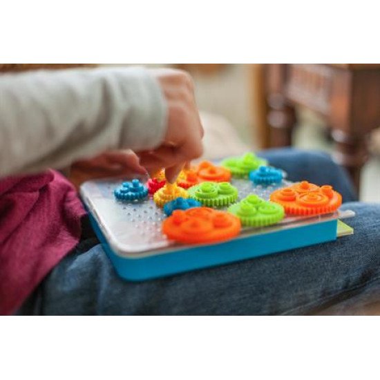 Гра-головоломка Crankity Різнокольорові шестерні, Fat Brain Toys Гра-головоломка Crankity Різнокольорові шестерні, Fat Brain Toys