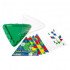 Дитяча мозаїка Геометрична з картками та трикутною основою, 10 ел., Gigo