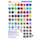 Термомозаїка. Набір кольорових намистин MIDI 5+, 30000шт, 10 кольорів, Hama