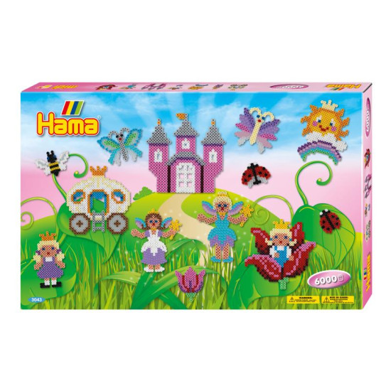 Термомозаїка Великий набір "Феєчки" Midi 5+, HAMA Термомозаїка Великий набір "Феєчки" Midi 5+, HAMA
