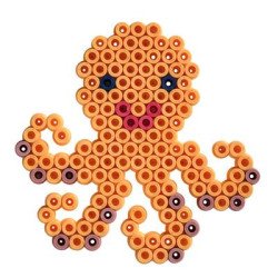 Термомозаїка Середній набір-сортер 9600шт намістин 12 кольорів Midi 5+, HAMA