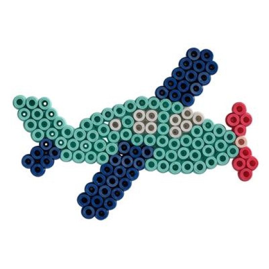 Термомозаїка Середній набір-сортер 9600шт намістин 12 кольорів Midi 5+, HAMA Термомозаїка Середній набір-сортер 9600шт намістин 12 кольорів Midi 5+, HAMA