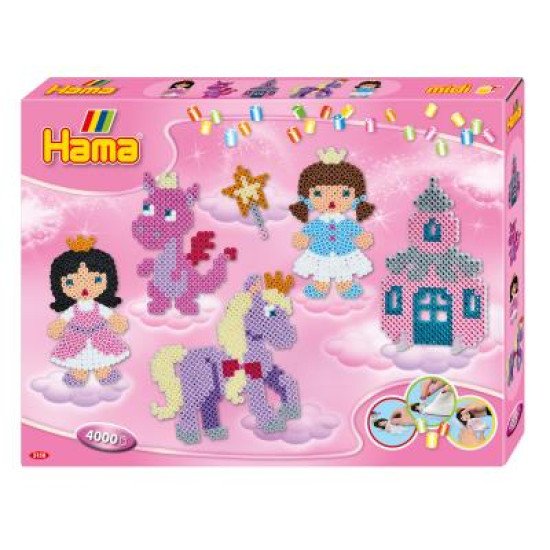 Термомозаїка Великий набір Фантастичні розваги Midi 5+, HAMA Термомозаїка Великий набір Фантастичні розваги Midi 5+, HAMA