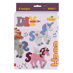 Термомозаїка Великий набір Казкові коні Midi 5+, HAMA