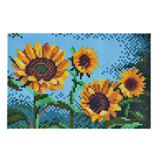 Термомозаїка Великий набір Мистецтво Соняшники Midi 5+, HAMA Термомозаїка Великий набір Мистецтво Соняшники Midi 5+, HAMA