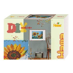 Термомозаїка Великий набір Мистецтво Соняшники Midi 5+, HAMA