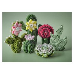 Термомозаїка Великий набір Мистецтво Сукуленти MIDI 5+, HAMA