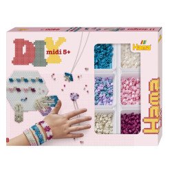 Термомозаїка Набір для творчості Модні прикраси Браслети зі скринькою Midi 5+, HAMA