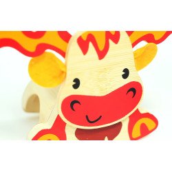 Дерев'яна іграшка головоломка балансир з "Supermoose", Hape Дерев'яна іграшка головоломка балансир з "Supermoose", Hape