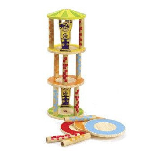 Дерев'яна іграшка головоломка балансир "Crazy Tower", Hape