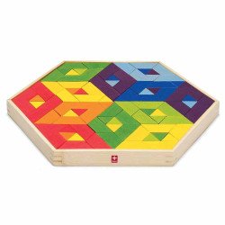 Дерев'яна іграшка-головоломка "Mosaic Puzzle", Hape Дерев'яна іграшка-головоломка "Mosaic Puzzle", Hape