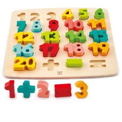 Дерев'яний пазл Цифри, Hape