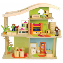 Дерев'яна іграшка для конструювання і облаштування будинку "Sunshine Dollhouse",  Hape