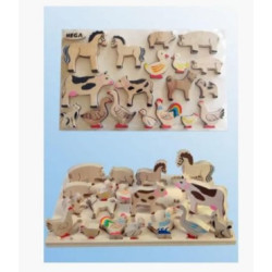 Набір рамка-вкладиш Домашні тварини TM Hega