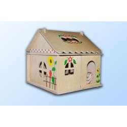 Ляльковий будиночок з розписом 1пов., HEGA